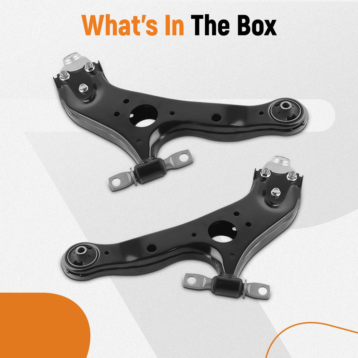 2pcs Front Lower Control Arm DriverPassenger Side compatible For Toyota Sienna 2011-2020