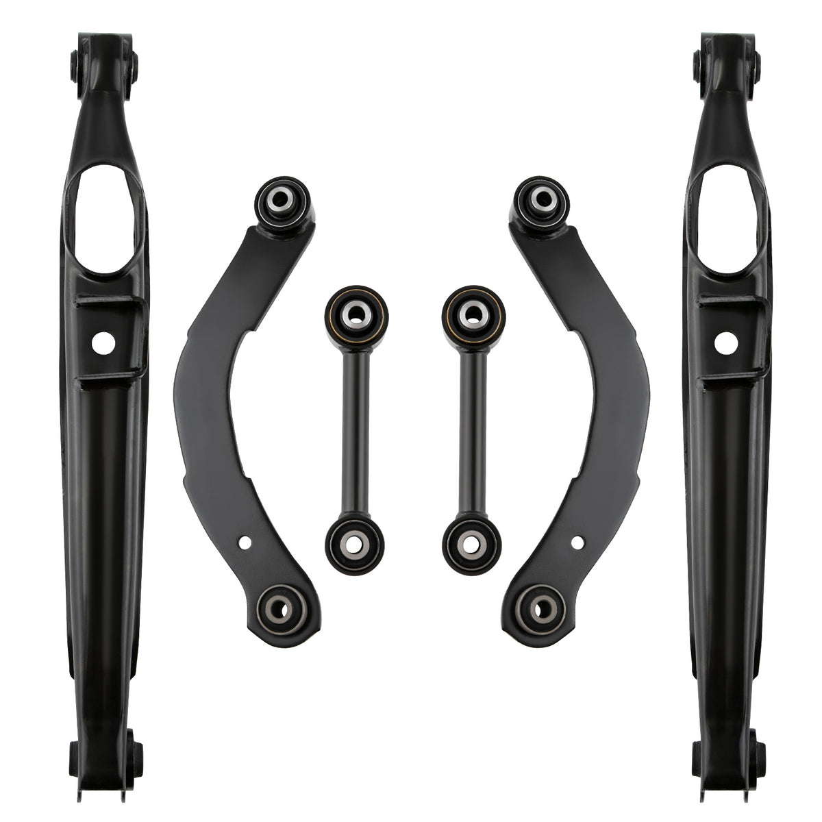 Rear Upper Lower Control Arms Lateral Toe Arms compatible For Jeep Compass Patriot 2007-17