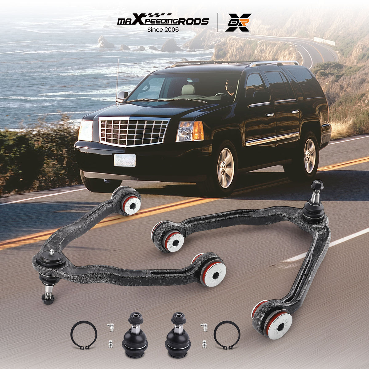 Front Upper Control Arm Lower w/Ball Joint compatible For Chevy Tahoe Silverado Sierra 1500