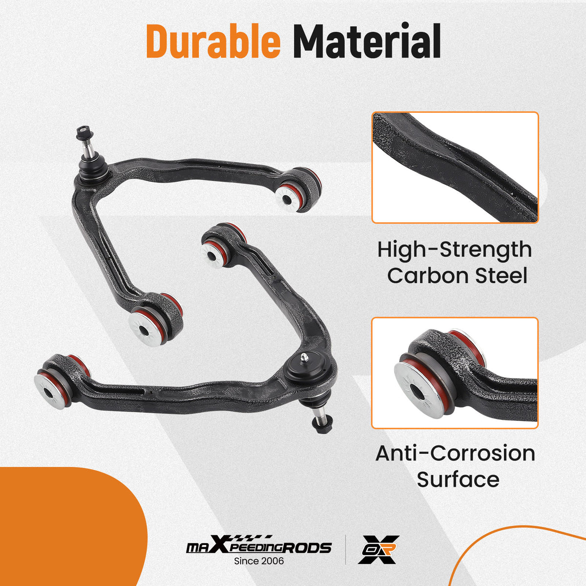 Front Upper Control Arm Lower w/Ball Joint compatible For Chevy Tahoe Silverado Sierra 1500