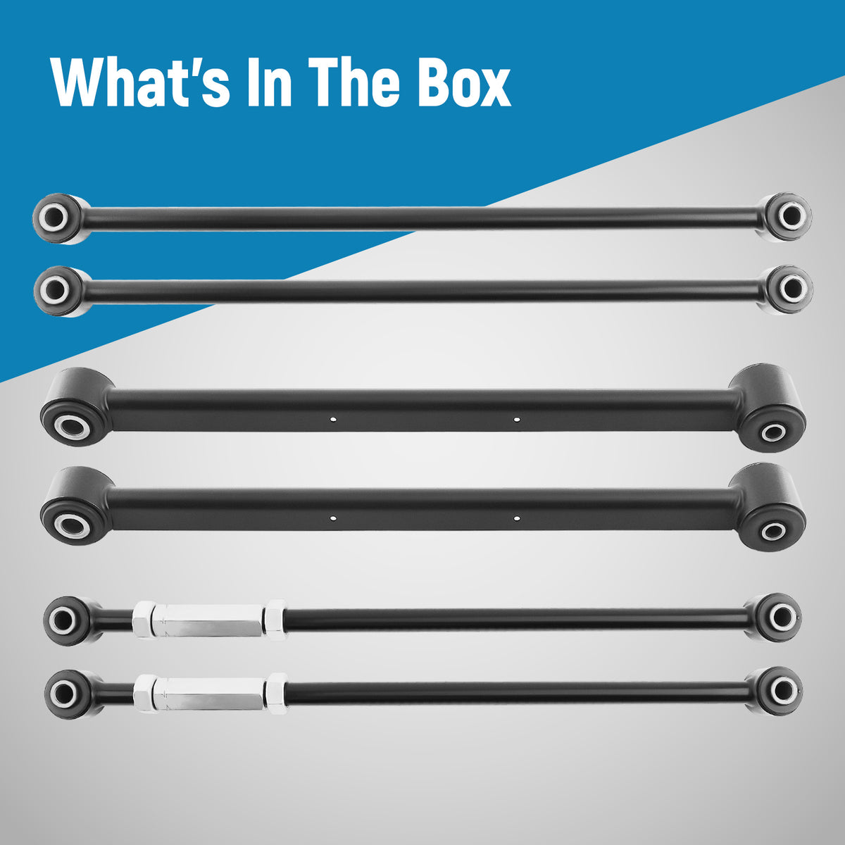 6x Suspension Rear Trailing Arms Lateral Links For Century compatible For LaCrosse Regal Impala