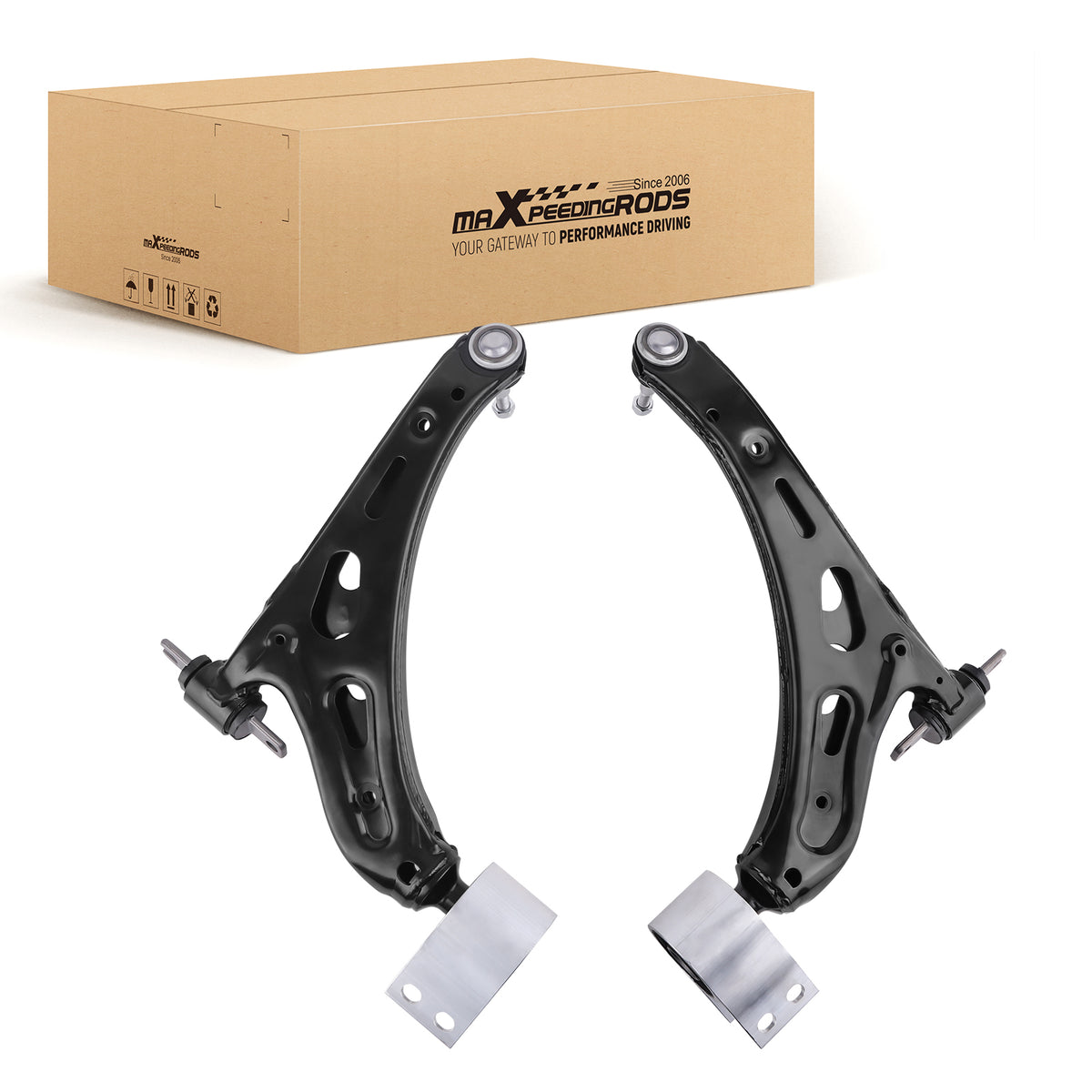 2x Front Lower Control Arms For 2017-2023 compatible For Cadillac XT5 GMC Acadia 3.6L 2.0L 2.5L