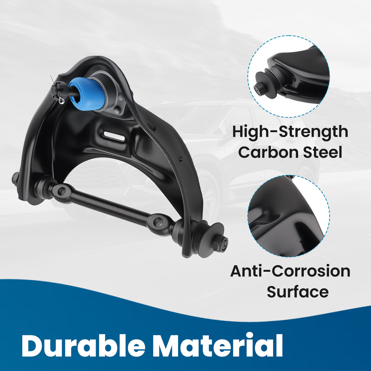 Front Right Upper Control Arm compatible For Chevy Silverado 1500 compatible For GMC Sierra 1500 1999-2006