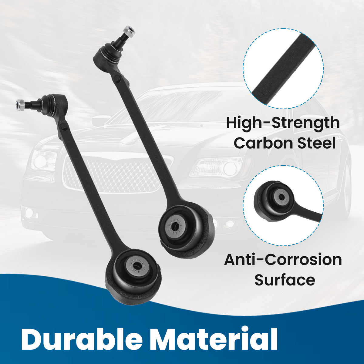 Lower Front Suspension Control Arm compatible For Chrysler 300 Charger Challenger 11-19 RWD