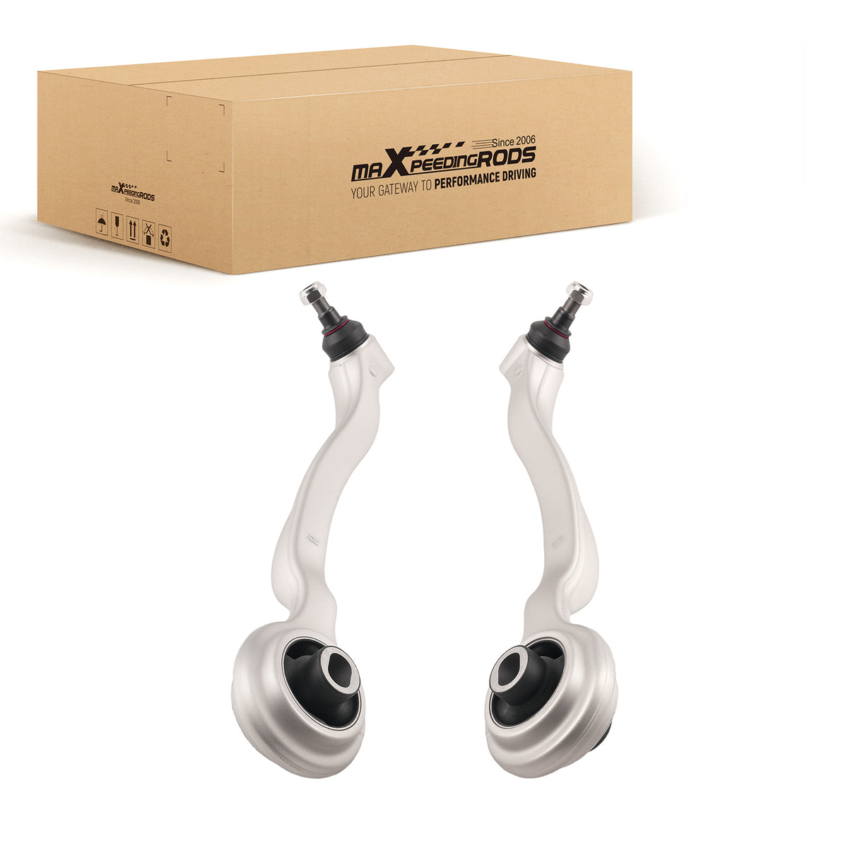 Front Lower Forward LH RH Control Arm compatible For Mercedes-Benz CL55/S55 AMG 2001-2006