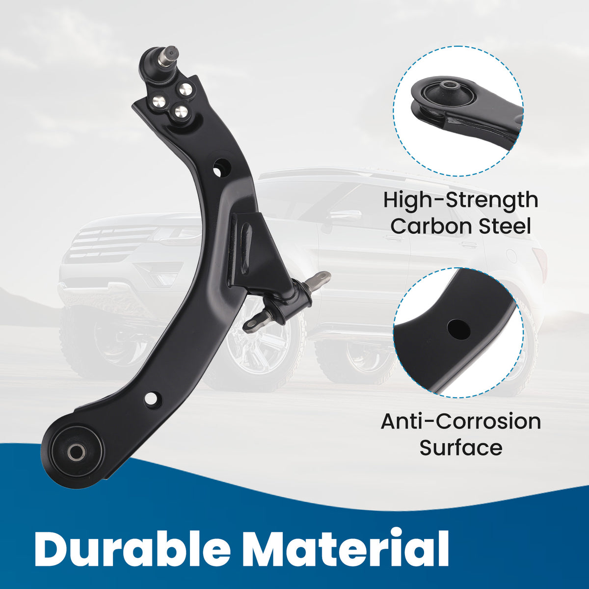 Front Suspension Lower Control Arms For 2005-2010 compatible For Chevy Cobalt 07-09 compatible For Pontiac G5