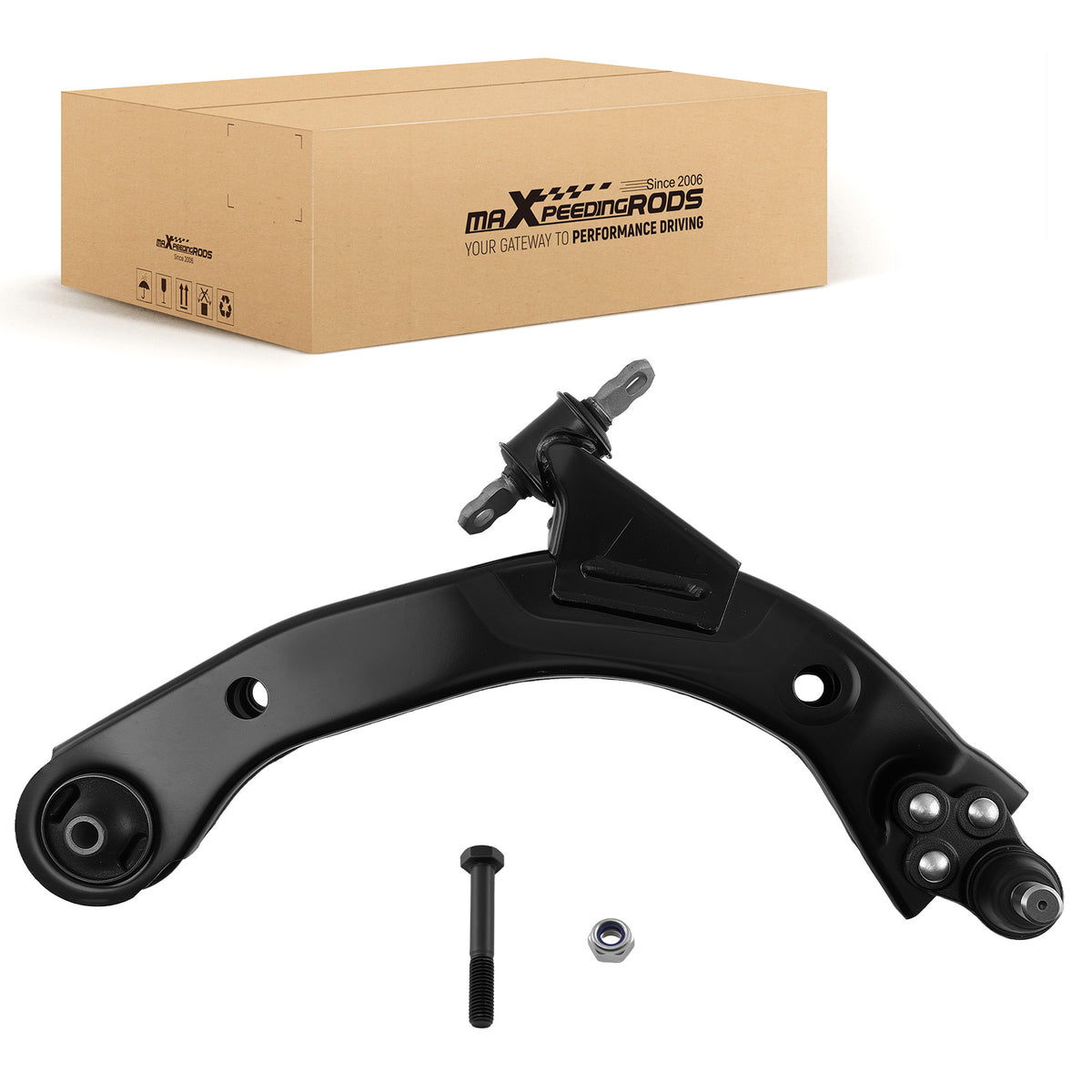 Front Lower Right Side Control Arm and Ball Joint compatible For Chevy HHR 2006 - 2011 RH