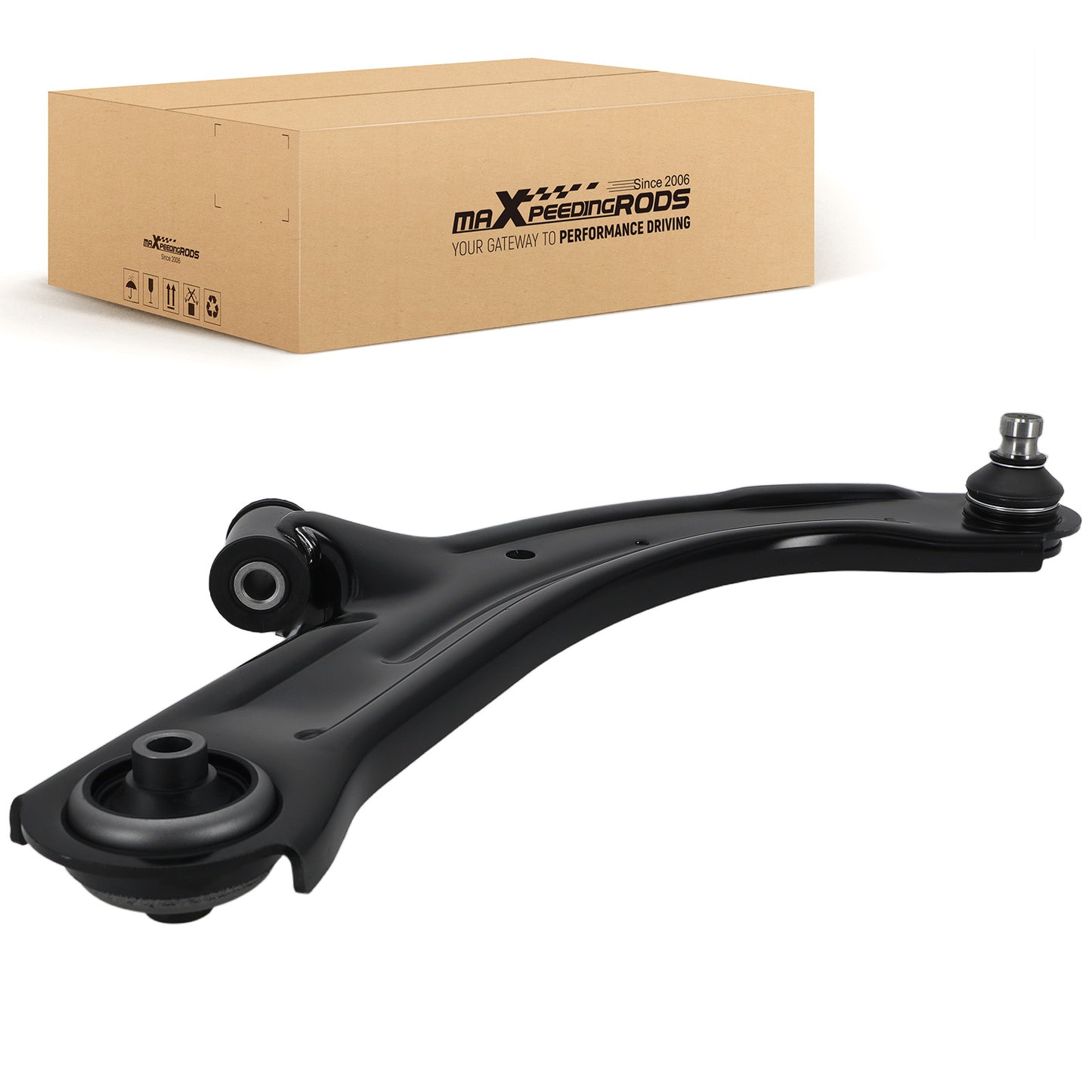 Front Right Lower Control Arm Assembly compatible For Nissan Cube 09-14 Versa 07-12