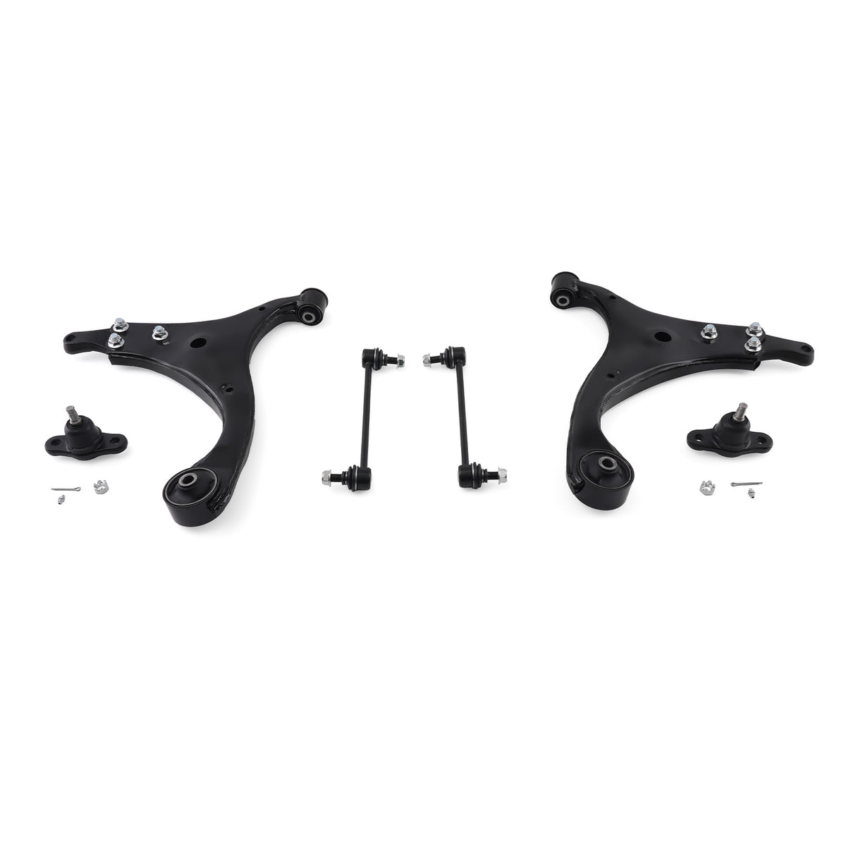 Front Lower Control Arm w/Ball Joint Sway Bar Link compatible For Hyundai Elantra 2009-2012