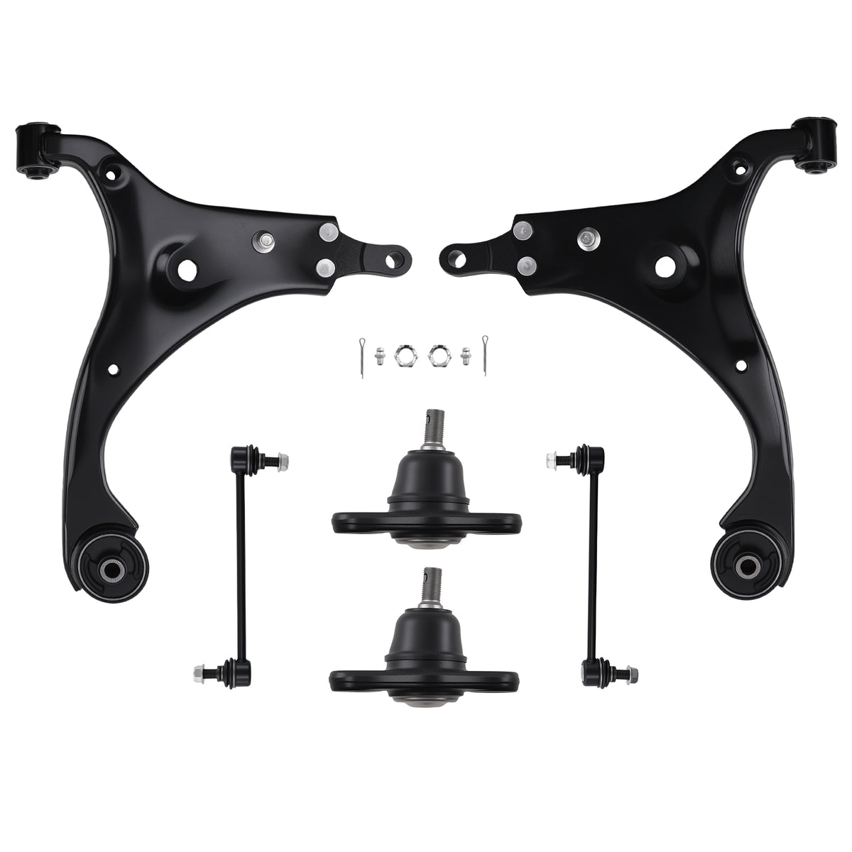 Front Lower Control Arm w/Ball Joint Sway Bar Link compatible For Hyundai Elantra 2009-2012