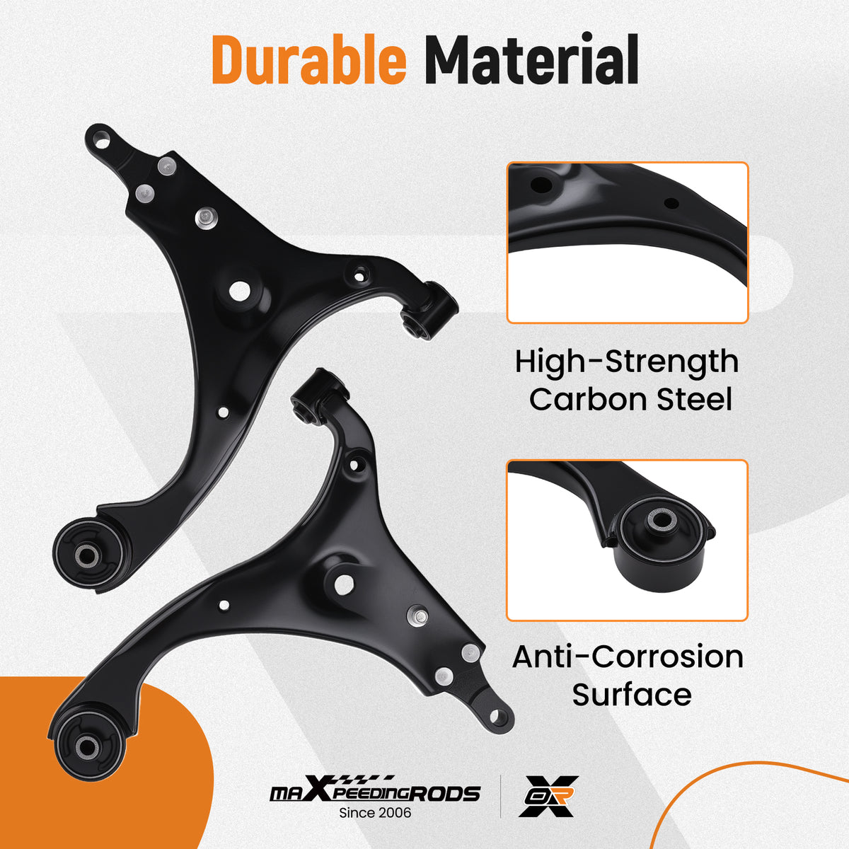 Front Lower Control Arm w/Ball Joint Sway Bar Link compatible For Hyundai Elantra 2009-2012