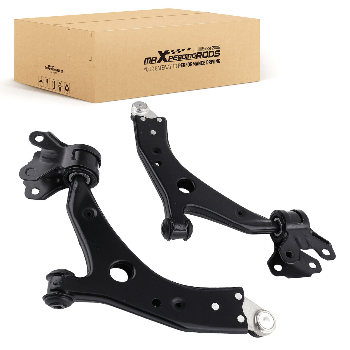 2pcs Suspension Front Lower Control Arms w/Ball Joints compatible For Ford Escape 2013-2019