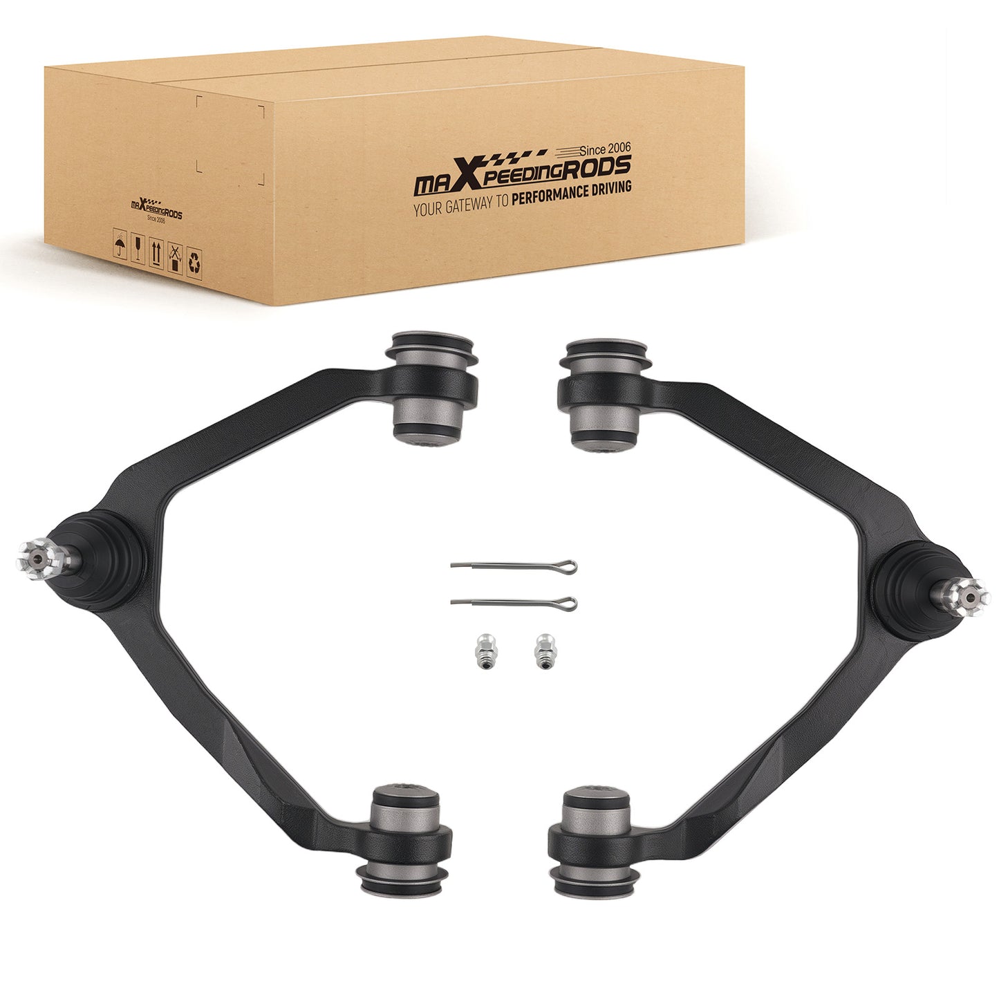 Front Upper Control Arms compatible For Ford F-150 F150 Expedition Navigator 1997-2002 4WD
