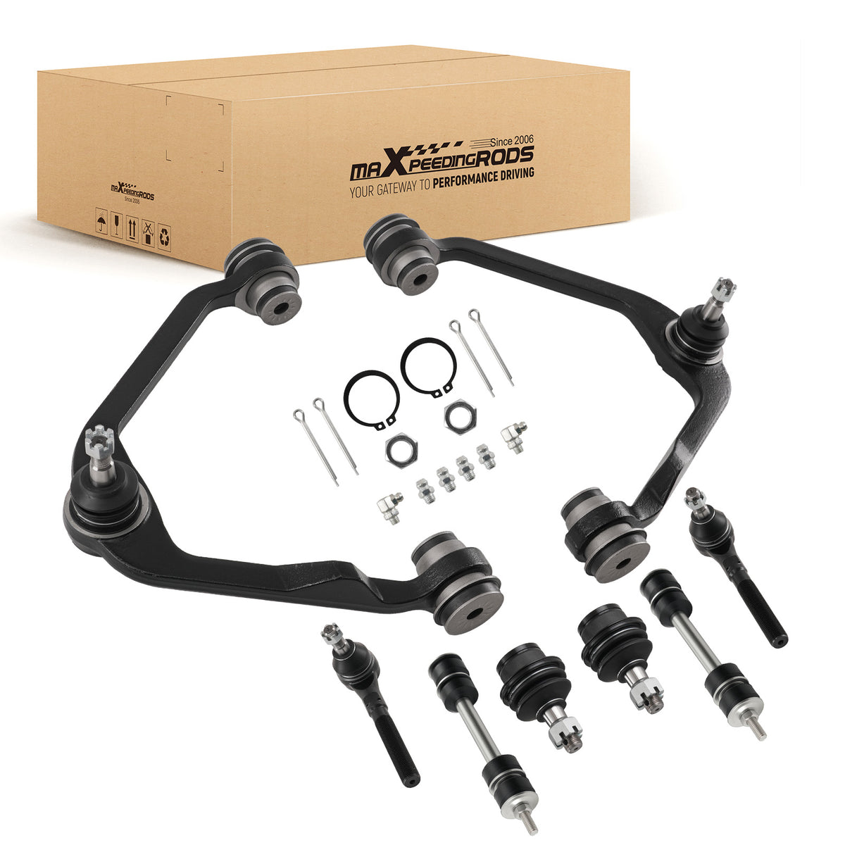8PC Front Upper Control Arm Ball Joint compatible For Ford F-150 Expedition 1997-2003 K8726