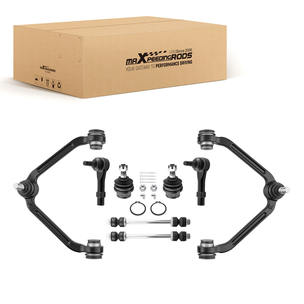 Front Upper Control Arm SwayBar Link compatible For Ford Explorer 98-01 compatible For Ranger 98-11 compatible For Mazda