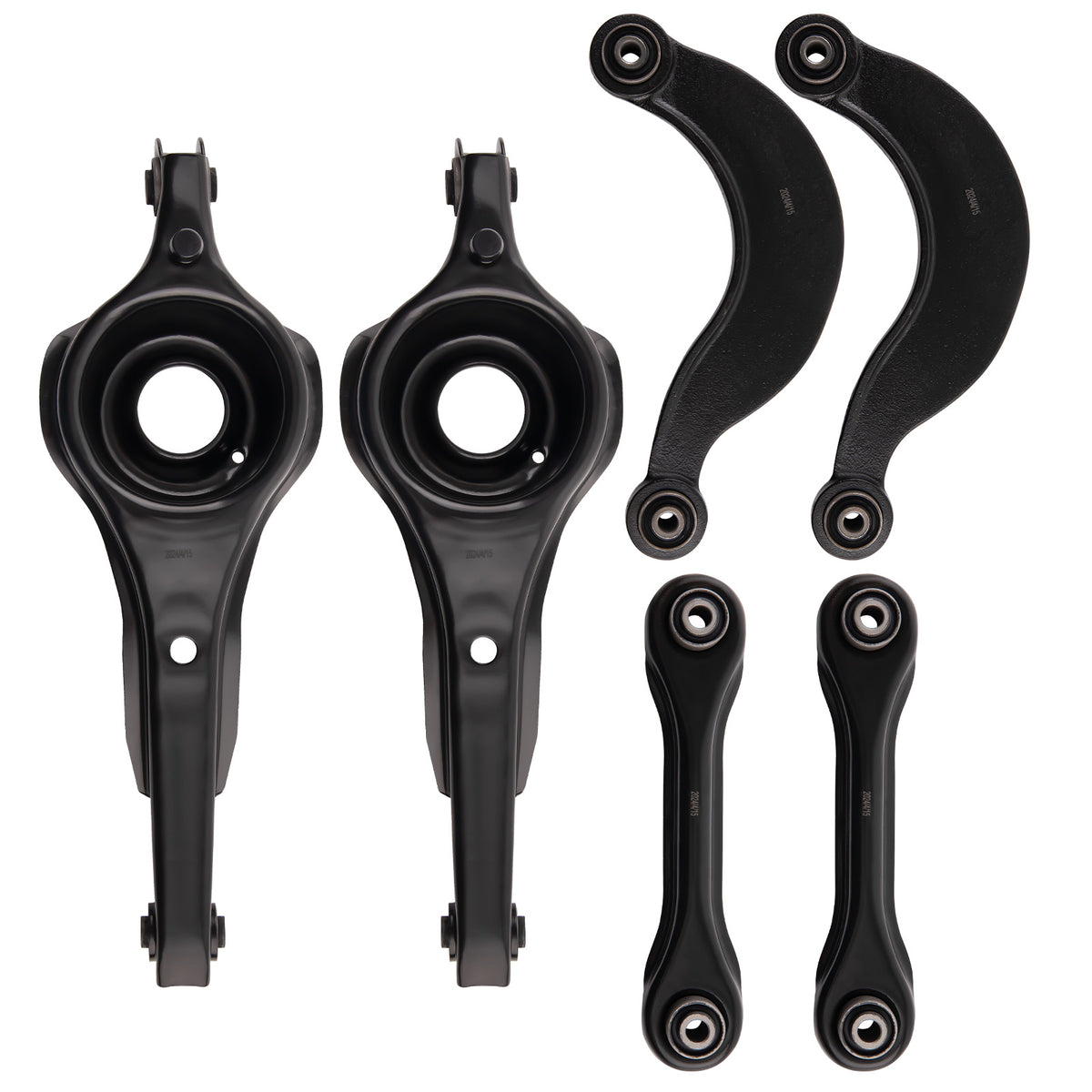 6 Pcs Rear Forward Rearward Control Arm compatible For Ford Focus 2000-2006 ZX3 3 Door