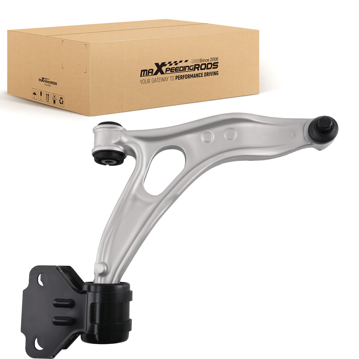 Lower Control Arm Assembly Right Front compatible For Ford Focus C-Max 2012-18 CMS401101
