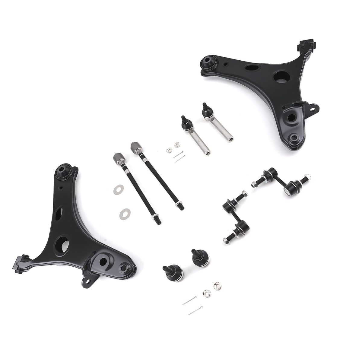 8x Front Lower Left Right Control Arm Sway Bar End Link compatible For Forester 2014-2018