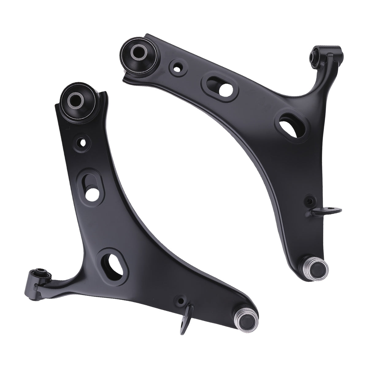 4pc Front Lower Control Arms + Sway Bar Left Right For 2014-2018 compatible For Subaru Forester