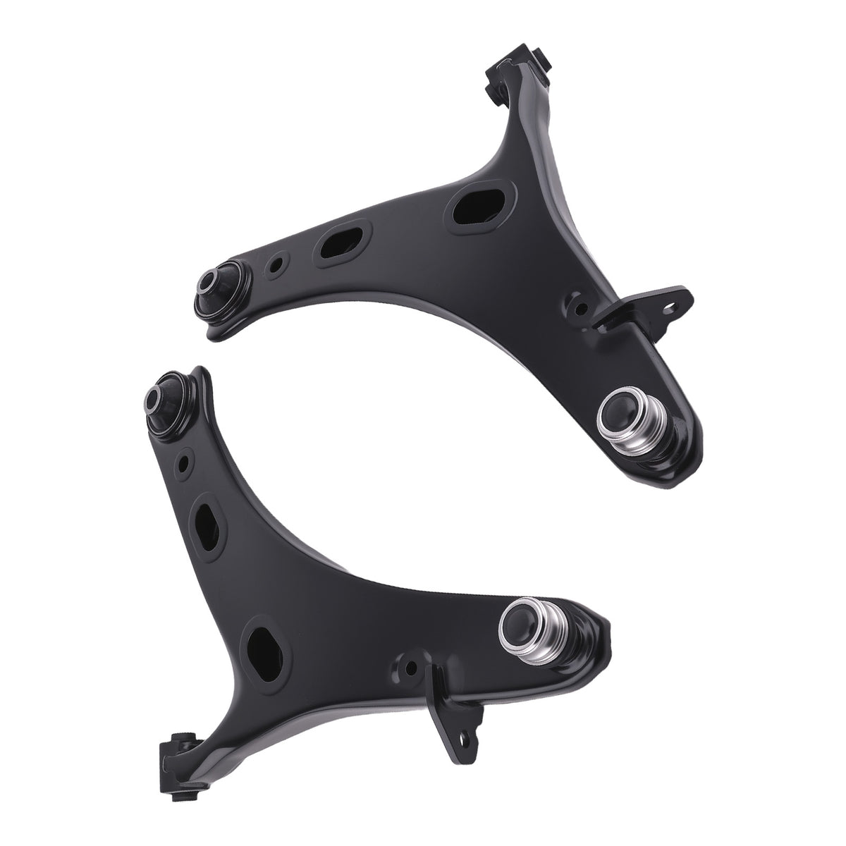 4pc Front Lower Control Arms + Sway Bar Left Right For 2014-2018 compatible For Subaru Forester