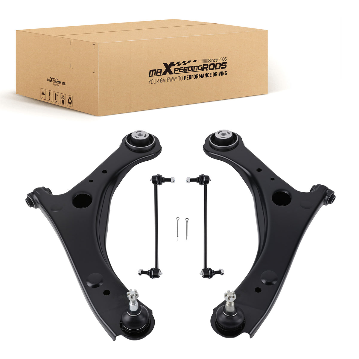 Front Lower Control Arm + Ball Joint + Sway Bar For Grand Caravan TownCountry