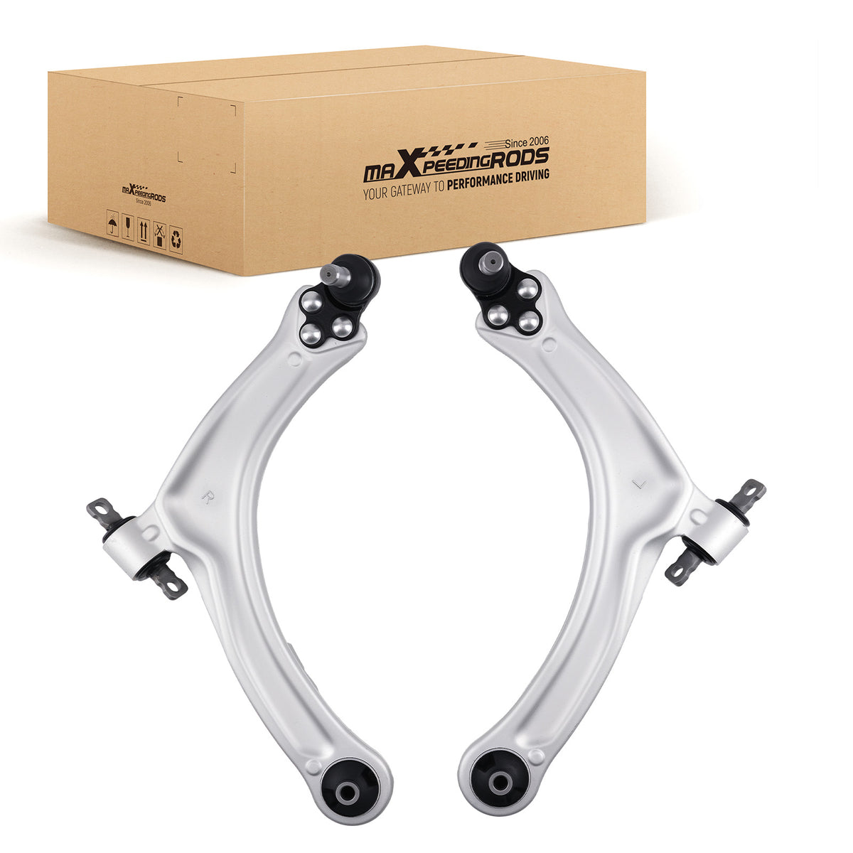 Aluminum Front Lower Control Arms For 2005-2011 compatible For Chevy Cobalt HHR compatible For Pontiac G5