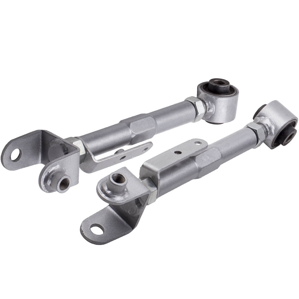 2 Pcs Rear Suspension Adjustable Camber Control Arms Kit compatible For Honda CRV 02-06