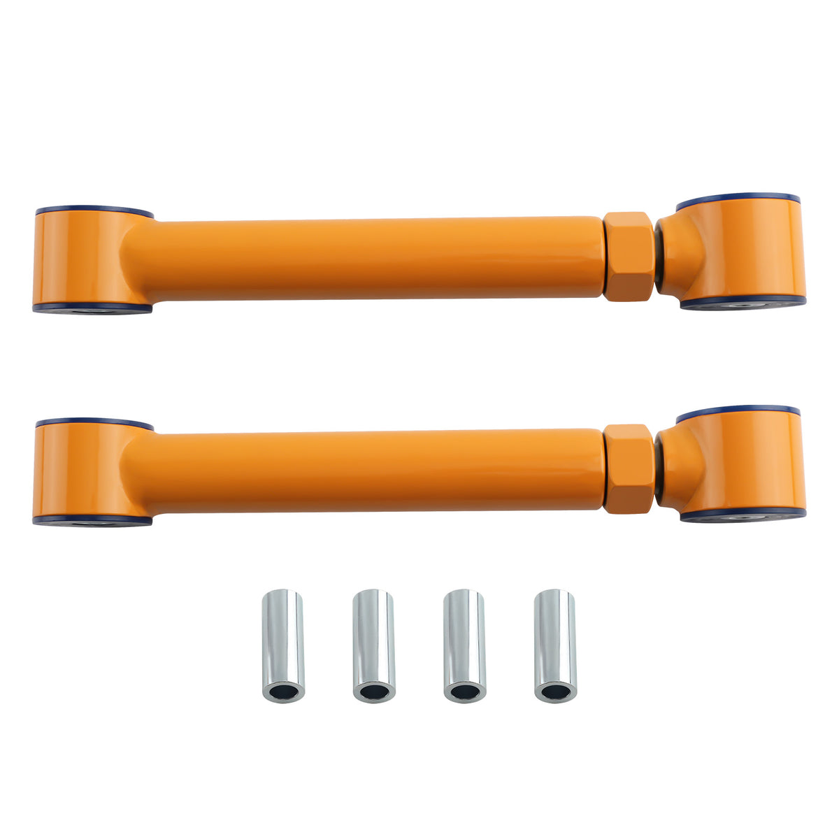 2x Heavy Duty Rear Upper Adjustable Control Arms For 1997-2006 compatible For Jeep Wrangler TJ