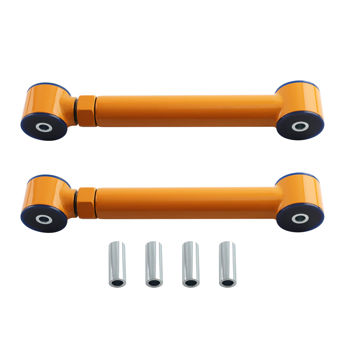2x Heavy Duty Rear Upper Adjustable Control Arms For 1997-2006 compatible For Jeep Wrangler TJ