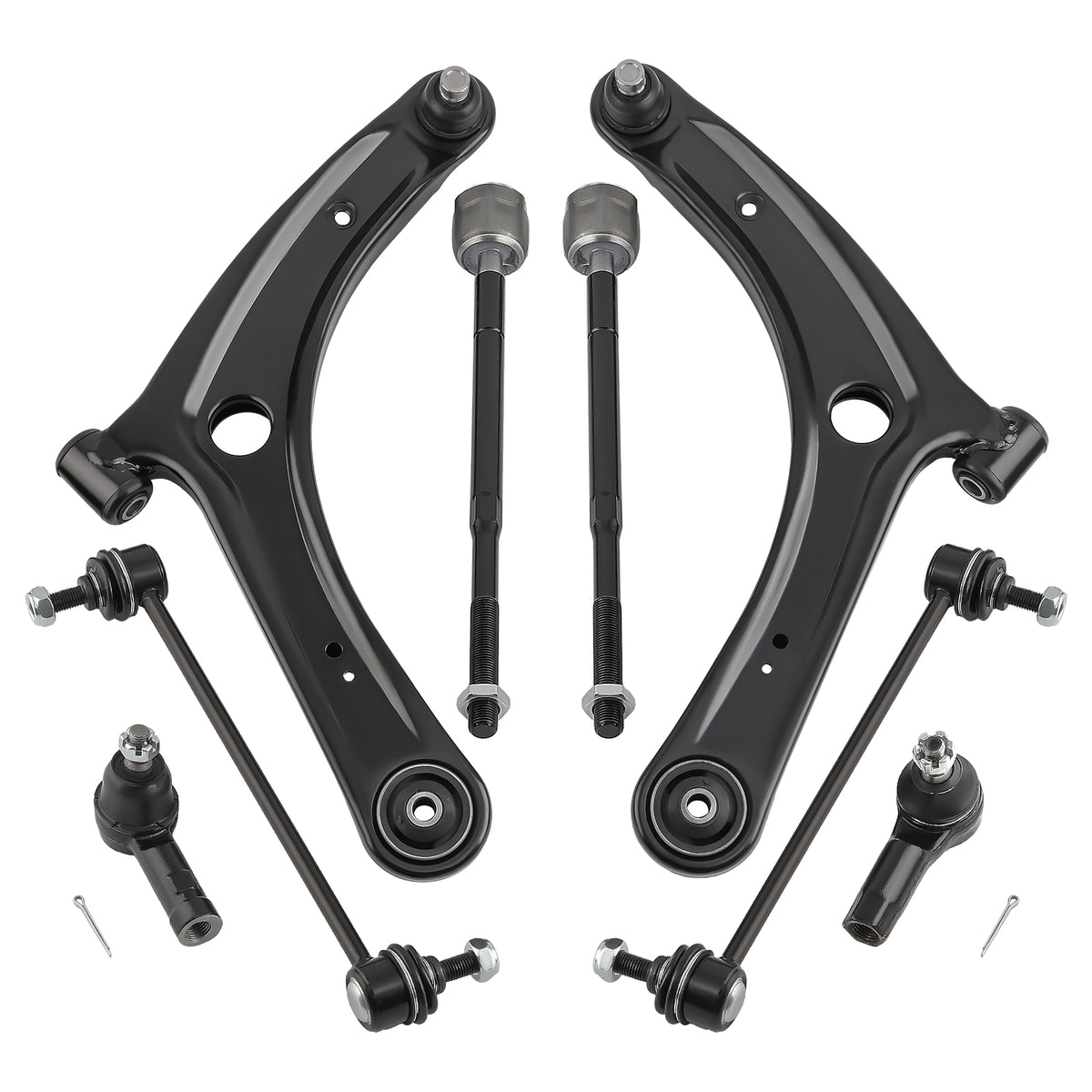 Suspension Kit Front Lower Control Arms compatible For Mitsubishi Lancer 2008-2017 K620548
