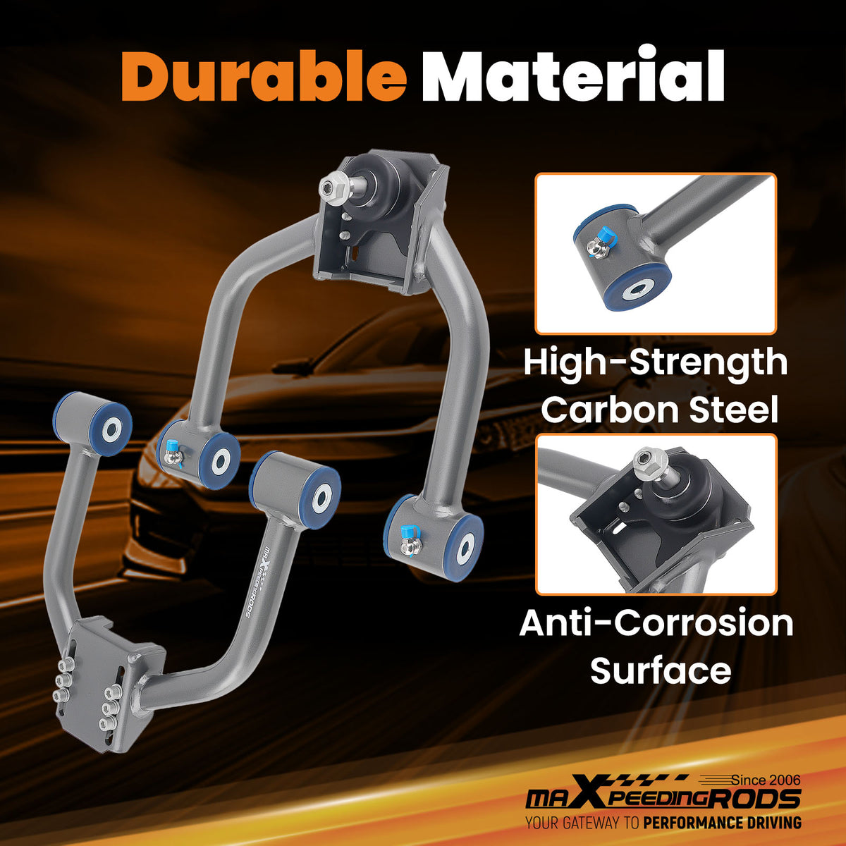 Adjustable Front Upper Camber Arm Kit compatible For Lexus IS250 / IS350 (XE20) 2006-2013