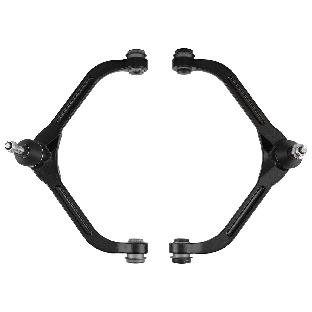 8pc Front Upper Control Arms + Tie Rods + Sway Bars compatible For Jeep Liberty 2005 - 2007