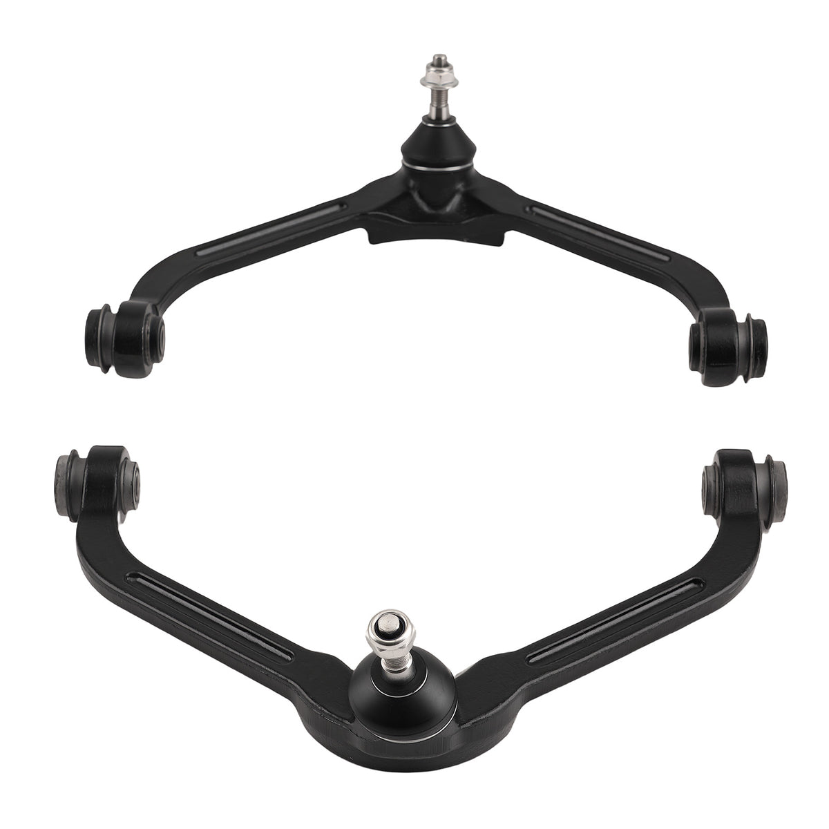 8pc Front Upper Control Arms + Tie Rods + Sway Bars compatible For Jeep Liberty 2005 - 2007