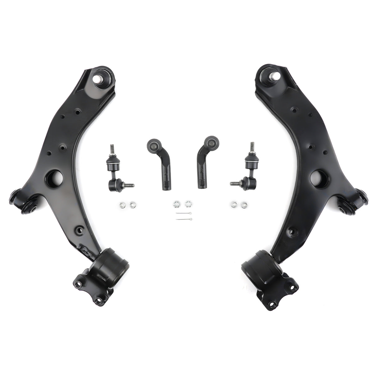 6 Piece Front Control Arm Rear Sway Bar End Link Kit compatible For Mazda 3 5 2004-2015