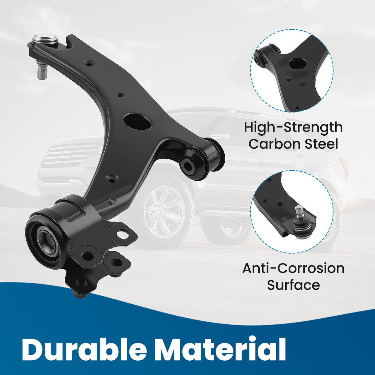6 Piece Front Control Arm Rear Sway Bar End Link Kit compatible For Mazda 3 5 2004-2015