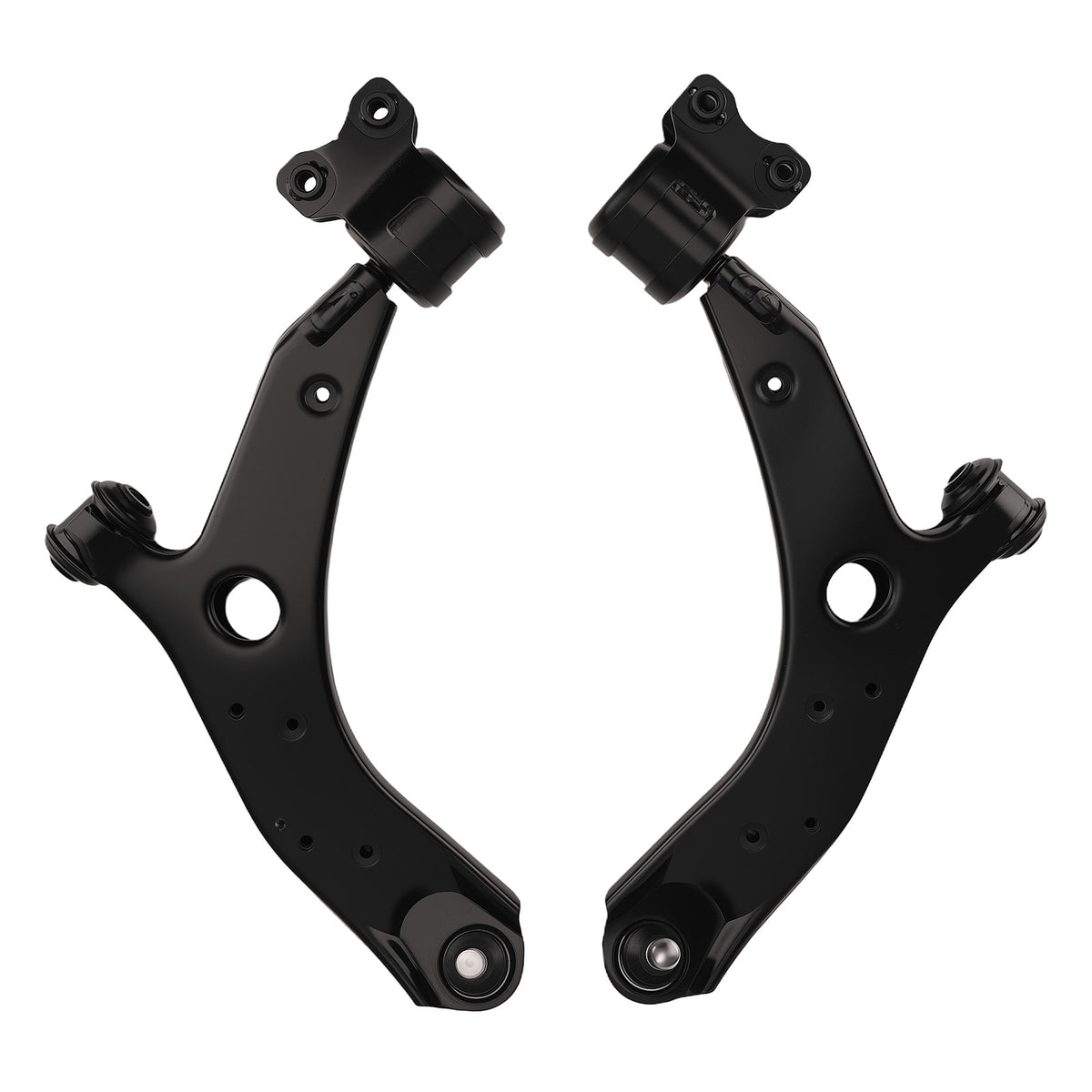 8x Front Lower Control Arms Tie Rods Sway Bars compatible For MAZDA 3 04-09 compatible For MAZDA 5 06-17