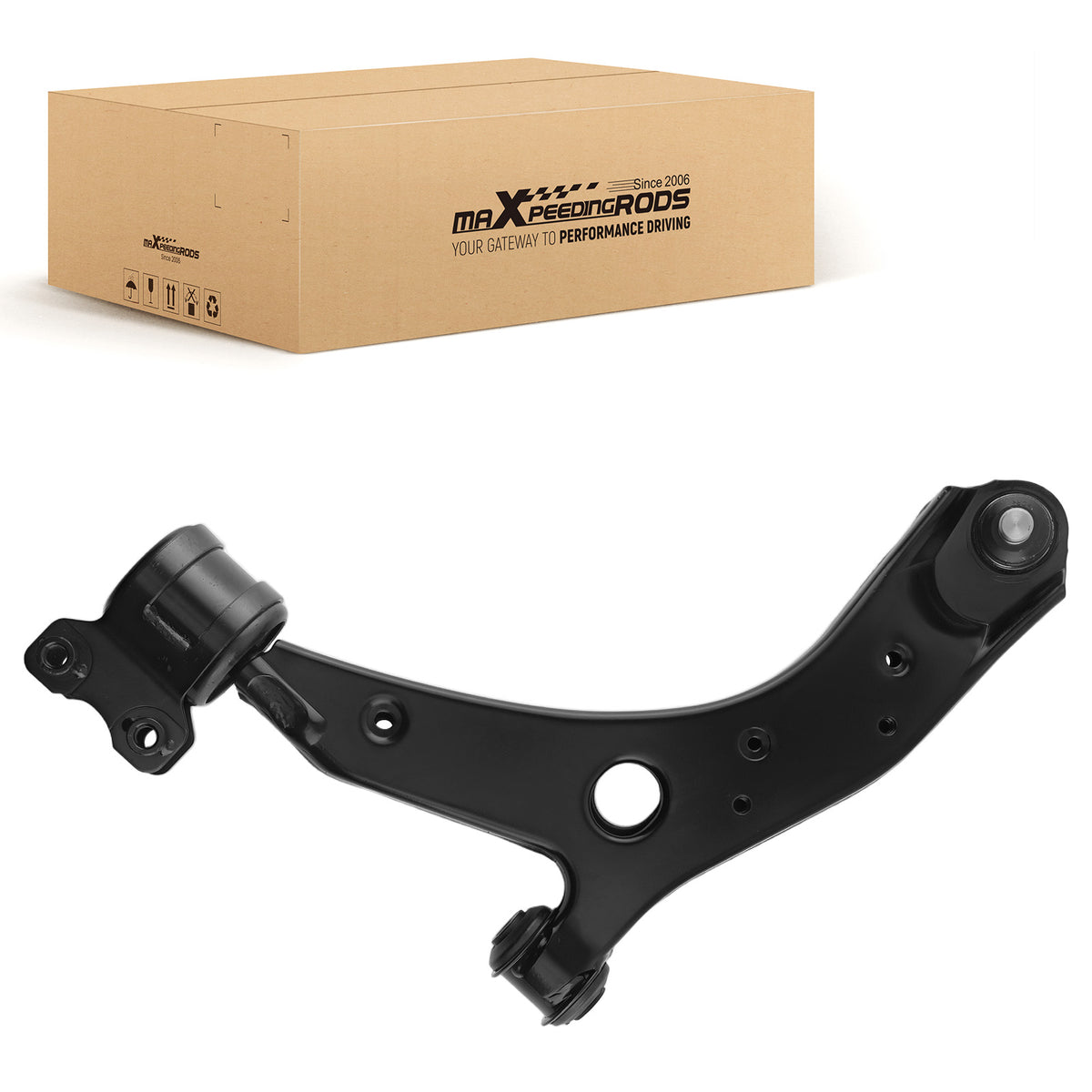 1x Front Left Lower Control Arm w/ Ball Joint compatible For MAZDA 3 2004-09 compatible For MAZDA 5 06-17