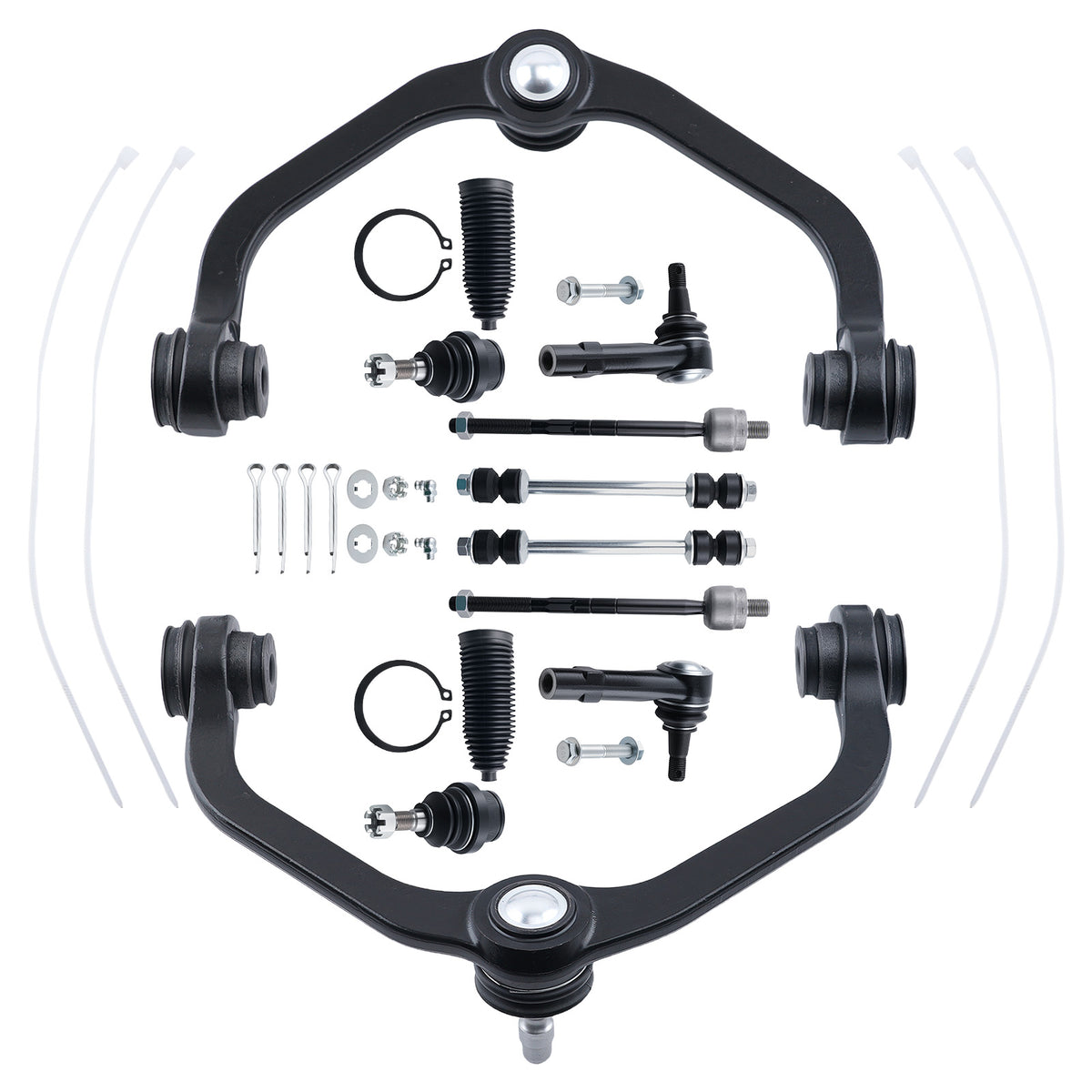 10x Front Upper Control Arm Sway Bar Link Tie Rod compatible For RANGER 2WD compatible For MAZDA B 1998-11