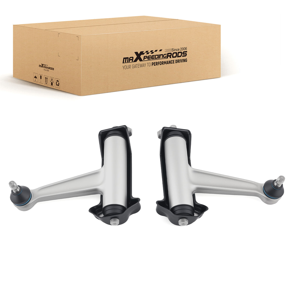 Front Upper Control Arm + Ball Joint compatible For Mercedes 500SEL 1992-1993 K90420 K90421