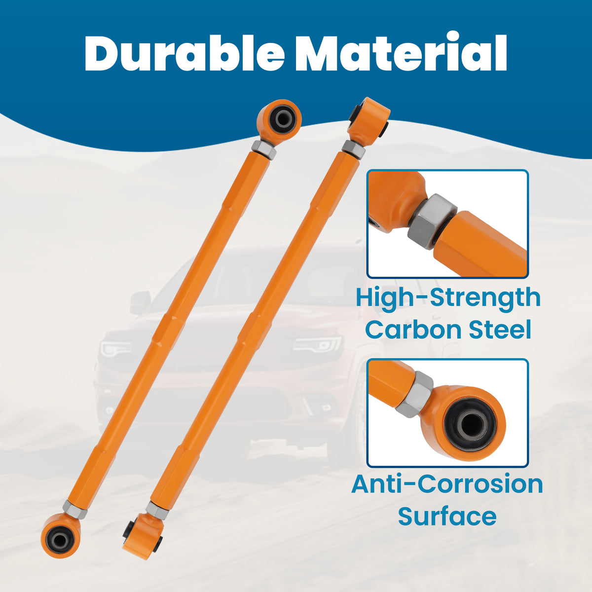 Adjustable Rear Lower Control Arm w/Spherical Bearing compatible For Mini Cooper 02-13