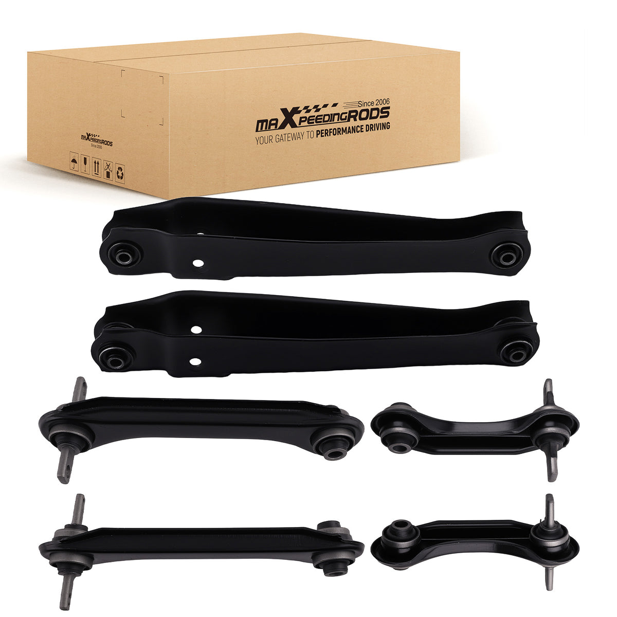 UpperLower Rear Control Arms compatible For Mitsubishi Mirage 1993 1994 1995 1996 2002