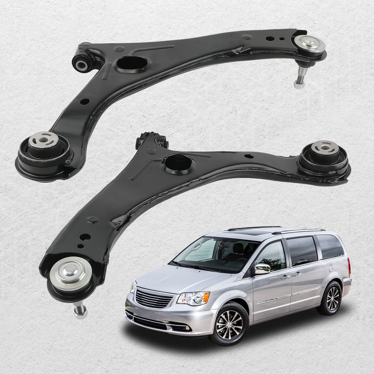 2x Front Lower Control Arms For Town & Country Grand Caravan 2008 2009 2010-2020