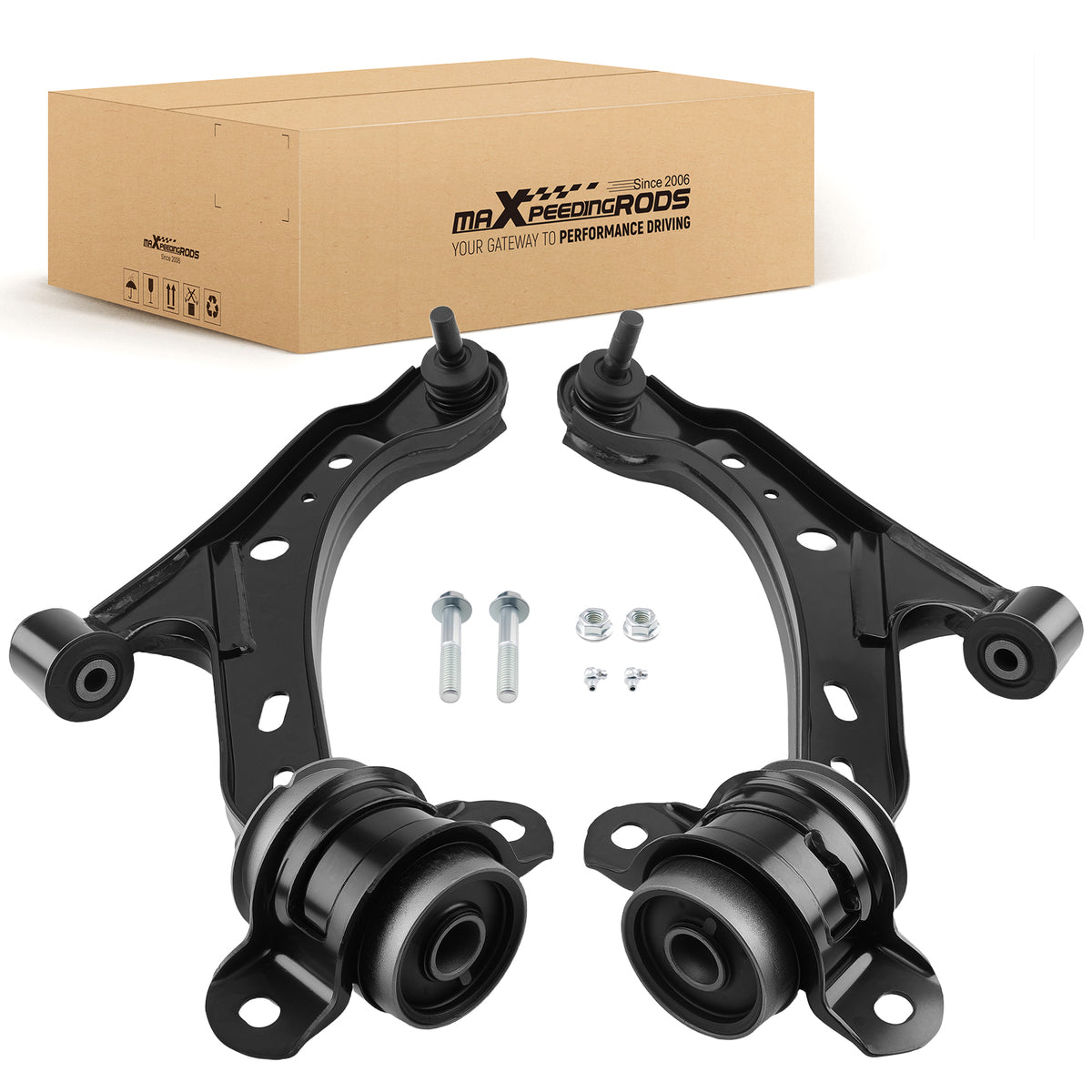 2x Front Lower Control Arm w/ ball Joint compatible For Ford Mustang 2005 2006 2007-2009