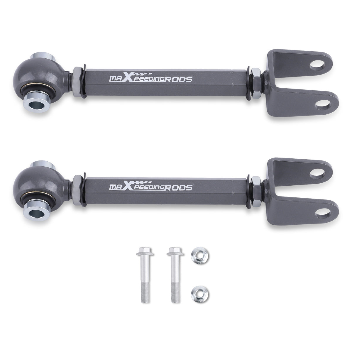2x Adjustable Rear Toe Trailing Arms Kit For 2015 2016 2017-2023 compatible For Ford Mustang