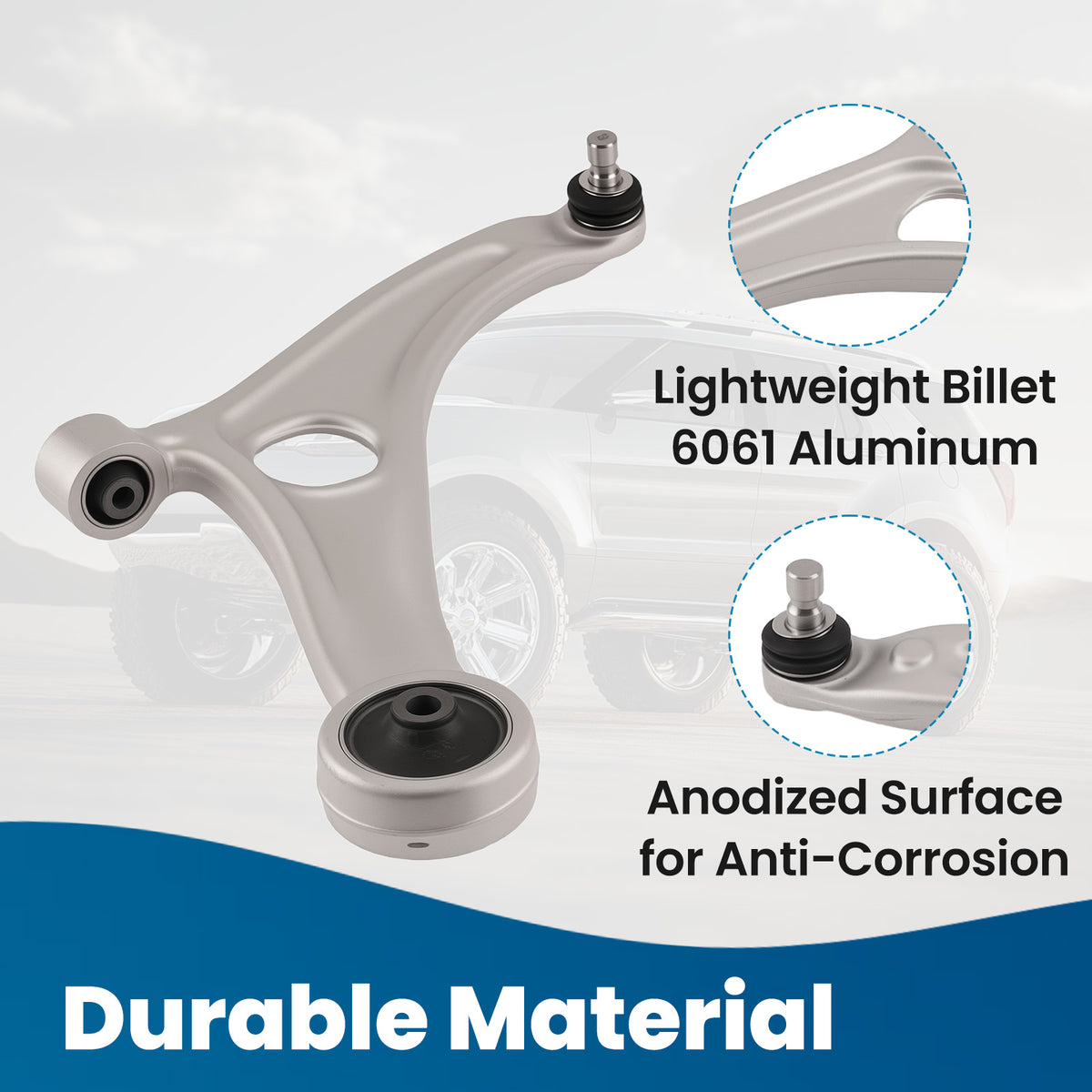 Front Right Lower Control Arm Ball Joint compatible For Kia Optima 2011-2016 compatible For Hyundai Sonata