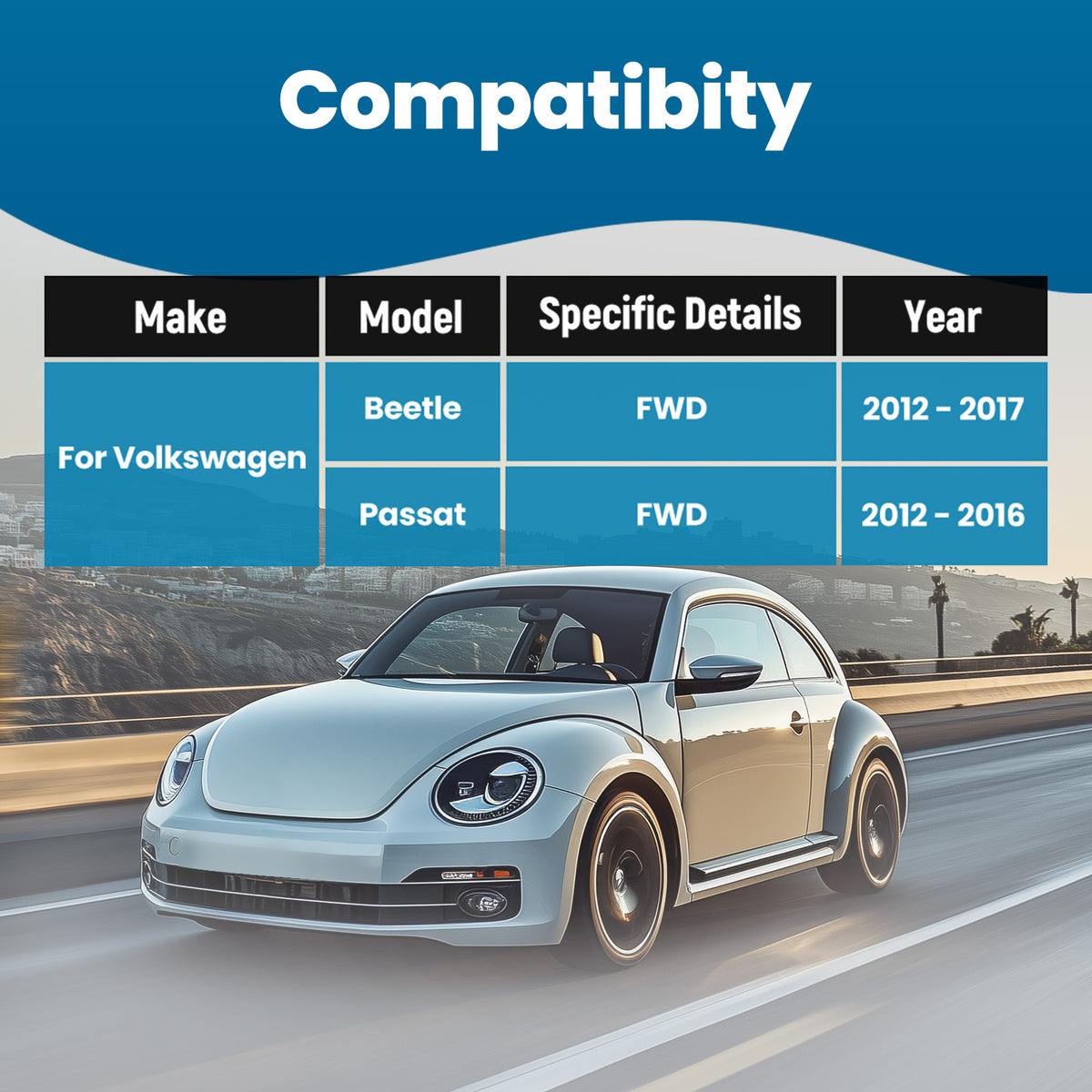 Front Lower Control Arms + Tie Rods Sway Bar Links For 2012-2016 Passat Beetle