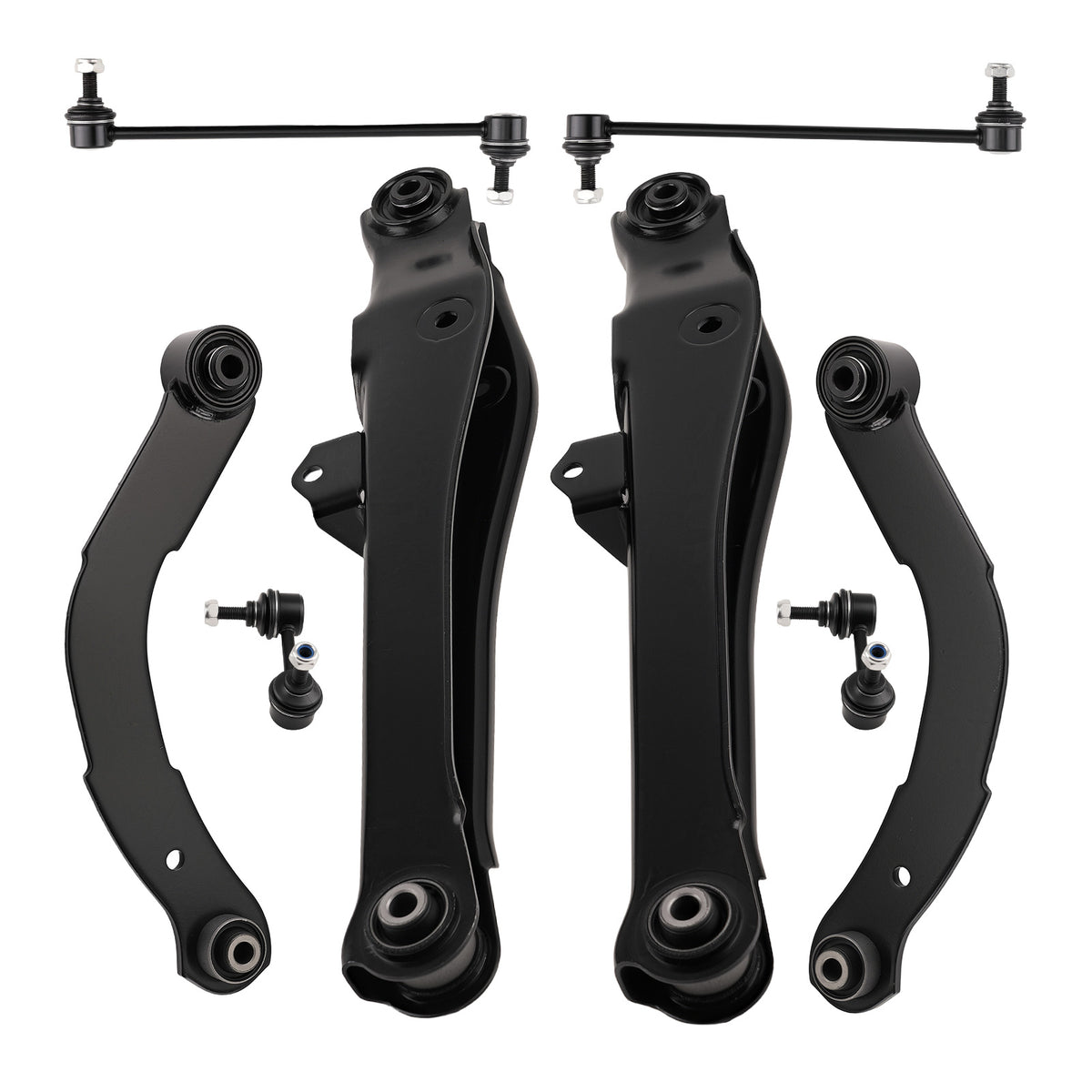 Rear Upper Lower Control Arms Sway Bar For 2007-09 compatible For Dodge Caliber Patriot Compass