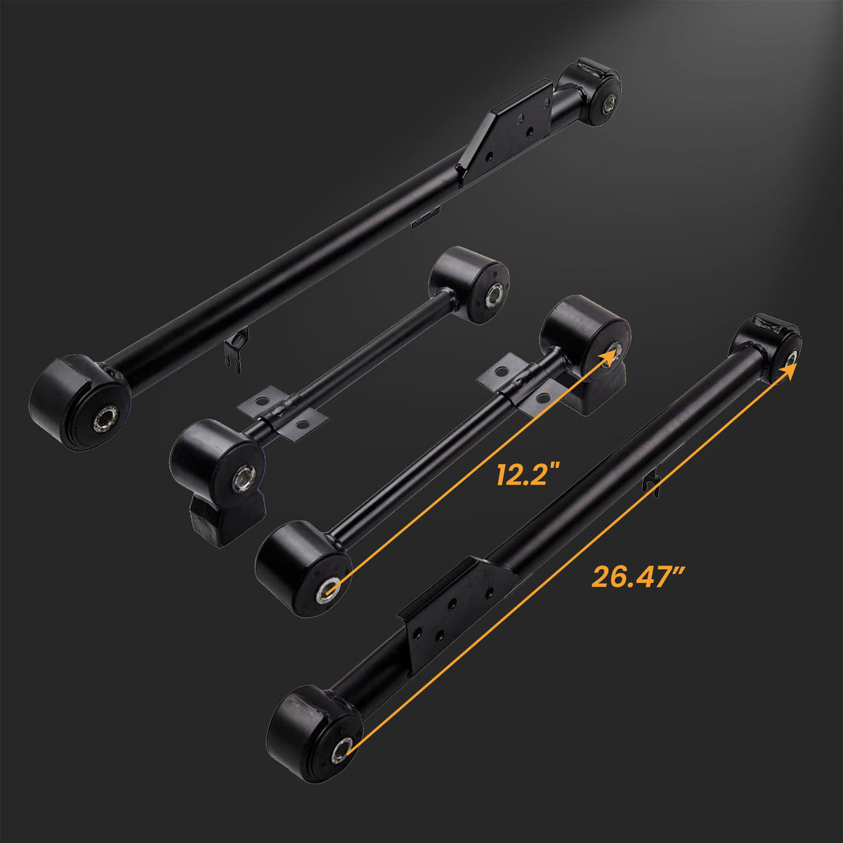 Compatible For Nissan Pathfinder QX4 551102W110 Trailing Control Arm Rear Upper and Lower Kit