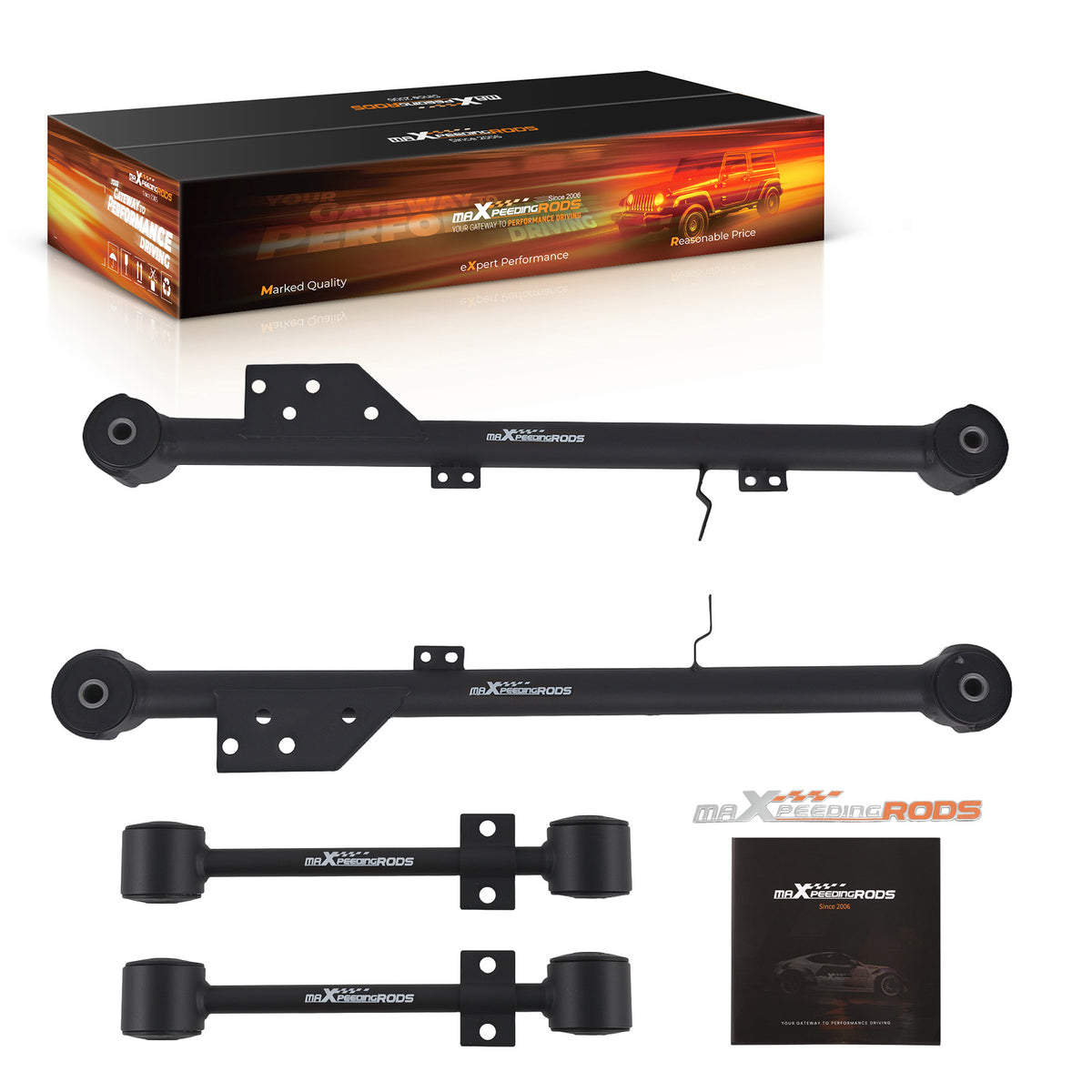 Rear UpperLower Trailing Control Arms compatible For Nissan Pathfinder 1997-2004 LR