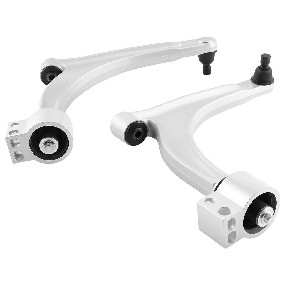 Front Lower Control Arms Outer Tie Rods For 2004-2012 compatible For Chevy Malibu Pontiac G6
